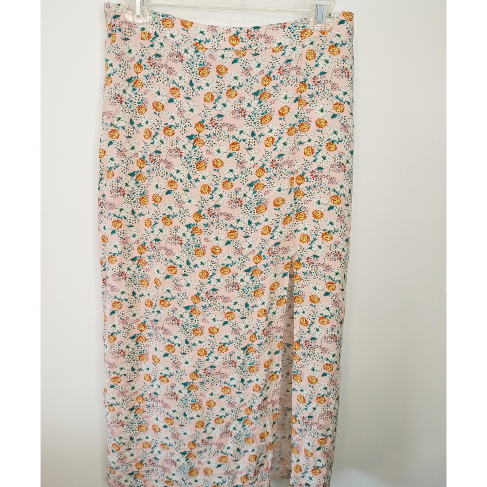 Wild Fable Floral Midi Skirt